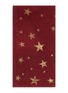 Detail View - Click To Enlarge - SUMMERILL & BISHOP - Falling Stars Linen Napkin — Claret Red