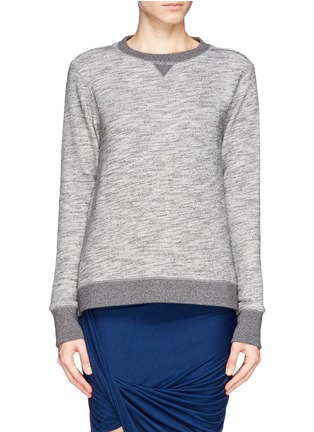 Main View - Click To Enlarge - RAG & BONE - Heather grey georgia sweatshirt