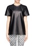 Main View - Click To Enlarge - PROENZA SCHOULER - Leather T-shirt