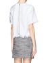 Back View - Click To Enlarge - T BY ALEXANDER WANG - Cropped burlap top