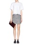 Figure View - Click To Enlarge - T BY ALEXANDER WANG - Cropped burlap top