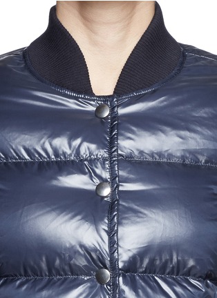 Detail View - Click To Enlarge - SACAI LUCK - Contrast sleeve down jacket