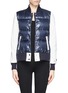 Main View - Click To Enlarge - SACAI LUCK - Contrast sleeve down jacket