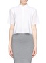 Main View - Click To Enlarge - T BY ALEXANDER WANG - Fray trim crop shirt