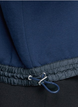 Detail View - Click To Enlarge - SACAI LUCK - Jewelled neckline sweatshirt