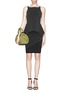 Figure View - Click To Enlarge - ALEXANDER WANG - Vertical and diagonal stripe pencil skirt