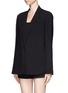 Front View - Click To Enlarge - T BY ALEXANDER WANG - Crepe boyfriend blazer