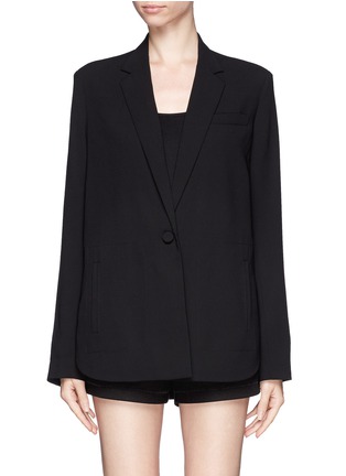 Main View - Click To Enlarge - T BY ALEXANDER WANG - Crepe boyfriend blazer