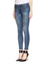 Front View - Click To Enlarge - RAG & BONE - Zipped pocket skinny jeans