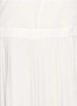 Detail View - Click To Enlarge - RAG & BONE - Vanessa woven belt pleat chiffon dress