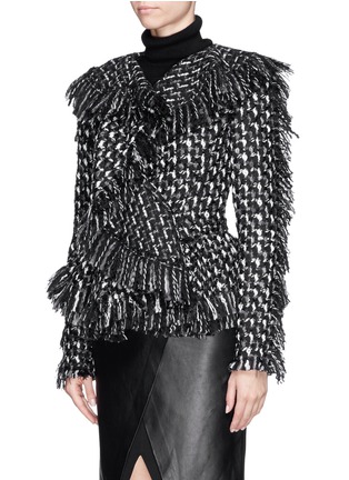 Front View - Click To Enlarge - LANVIN - Cotton-wool tweed jacket