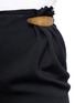 Detail View - Click To Enlarge - LANVIN - Pinned asymmetric ruche pencil skirt