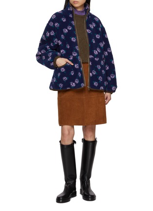 Figure View - Click To Enlarge - SIENNE - Rose Fleece Jacket