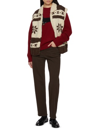 Figure View - Click To Enlarge - SIENNE - Zip Up Wool Vest