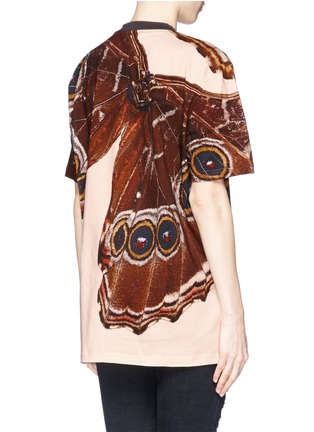 Back View - Click To Enlarge - GIVENCHY - Butterfly wing print cotton jersey T-shirt