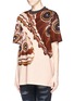 Front View - Click To Enlarge - GIVENCHY - Butterfly wing print cotton jersey T-shirt