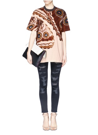 Figure View - Click To Enlarge - GIVENCHY - Butterfly wing print cotton jersey T-shirt