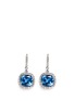 Main View - Click To Enlarge - CZ BY KENNETH JAY LANE - Cubic zirconia cushion cut drop earrings