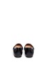 Back View - Click To Enlarge - GIANVITO ROSSI - Mesh insert leather flats