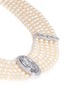 Detail View - Click To Enlarge - CZ BY KENNETH JAY LANE - Cubic zirconia faux pearl choker necklace