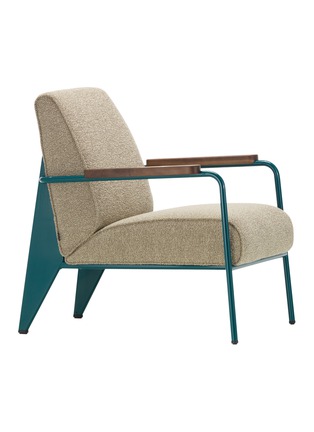 Detail View - Click To Enlarge - VITRA - Fauteuil De Salon Lounge Chair — Grey/Green