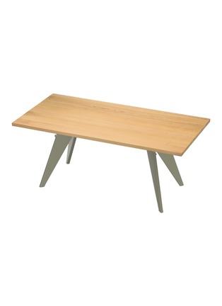 Main View - Click To Enlarge - VITRA - EM Natural Oak Dining Table —  & Grey