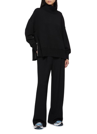 Figure View - Click To Enlarge - VARLEY - Barker High Neck Cotton Knit Sweater