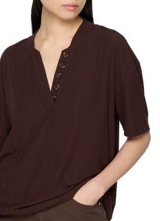  - VARLEY - Kasey Mock Placket T-Shirt