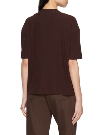 Back View - Click To Enlarge - VARLEY - Kasey Mock Placket T-Shirt