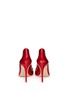 Back View - Click To Enlarge - GIANVITO ROSSI - Western PVC insert metallic leather pumps