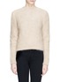 Main View - Click To Enlarge - GIVENCHY - Wavy chevron angora blend sweater 