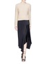 Figure View - Click To Enlarge - GIVENCHY - Wavy chevron angora blend sweater 