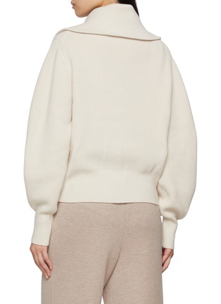 Back View - Click To Enlarge - VARLEY - Enrico Zipped Knit Jacket