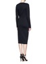 Back View - Click To Enlarge - LANVIN - Pin waist ruche dress