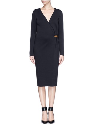 Main View - Click To Enlarge - LANVIN - Pin waist ruche dress