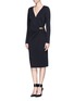 Figure View - Click To Enlarge - LANVIN - Pin waist ruche dress