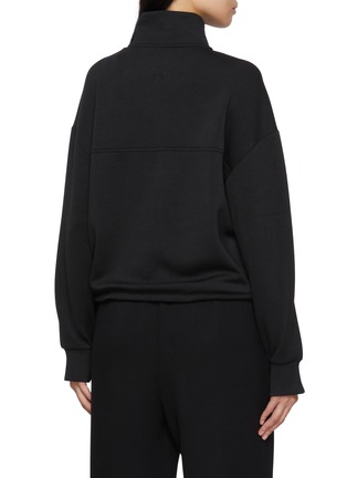 Back View - Click To Enlarge - VARLEY - Sian Cropped Half Zip Sweatshirt