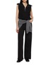 Figure View - Click To Enlarge - VARLEY - Hally Half Zip Rib Cotton Vest