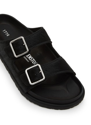 Detail View - Click To Enlarge - BIRKENSTOCK 1774 - 1774 Arizona Pony Fur Sandals