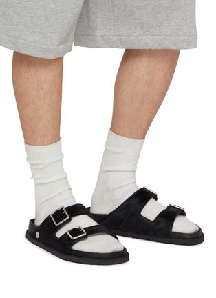 Figure View - Click To Enlarge - BIRKENSTOCK 1774 - 1774 Arizona Pony Fur Sandals