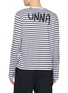 Back View - Click To Enlarge - UNNA - Striped Long Sleeve T-Shirt