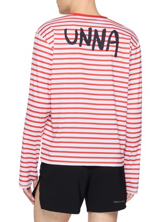Back View - Click To Enlarge - UNNA - Striped Long Sleeve T-Shirt