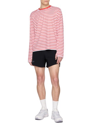 Figure View - Click To Enlarge - UNNA - Striped Long Sleeve T-Shirt