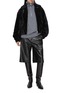 Figure View - Click To Enlarge - HELMUT LANG - Reversible Lamb Shearling Bomber Jacket