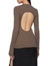 Back View - Click To Enlarge - HELMUT LANG - Open Back Rib Knit Top