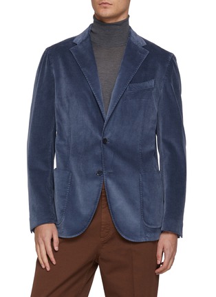 Main View - Click To Enlarge - EQUIL - Jack Single Breasted Corduroy Blazer