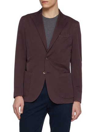 Main View - Click To Enlarge - EQUIL - Jack Single Breasted Garment Dyed Blazer