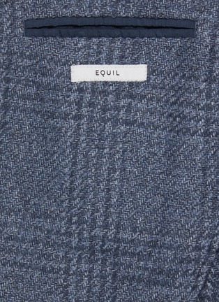  - EQUIL - Jack Single Breasted Plaid Garment Dyed Blazer