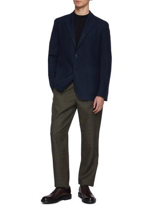 Figure View - Click To Enlarge - EQUIL - Single Breasted Cotton Blazer