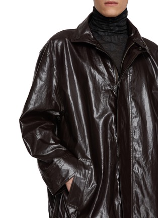  - MM6 MAISON MARGIELA - Oversized Sports Leather Jacket